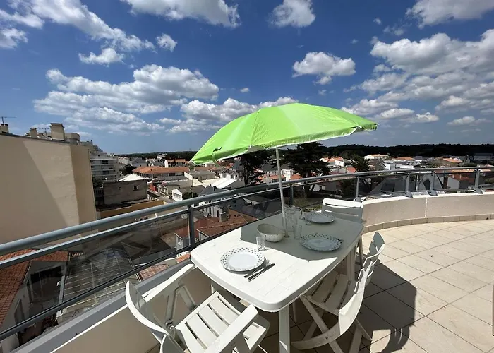 2 Pièces Avec Balcon, Vue Latérale - Fr-1-224c-301 * Saint-Jean-de-Monts